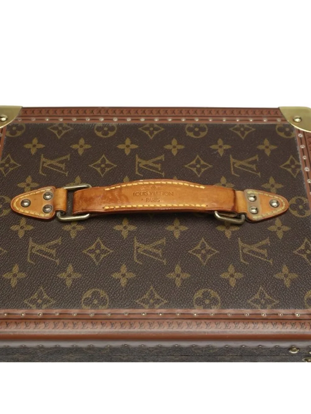 Louis Vuitton Monogram Makeup Case Boite Flacon Bag Brown